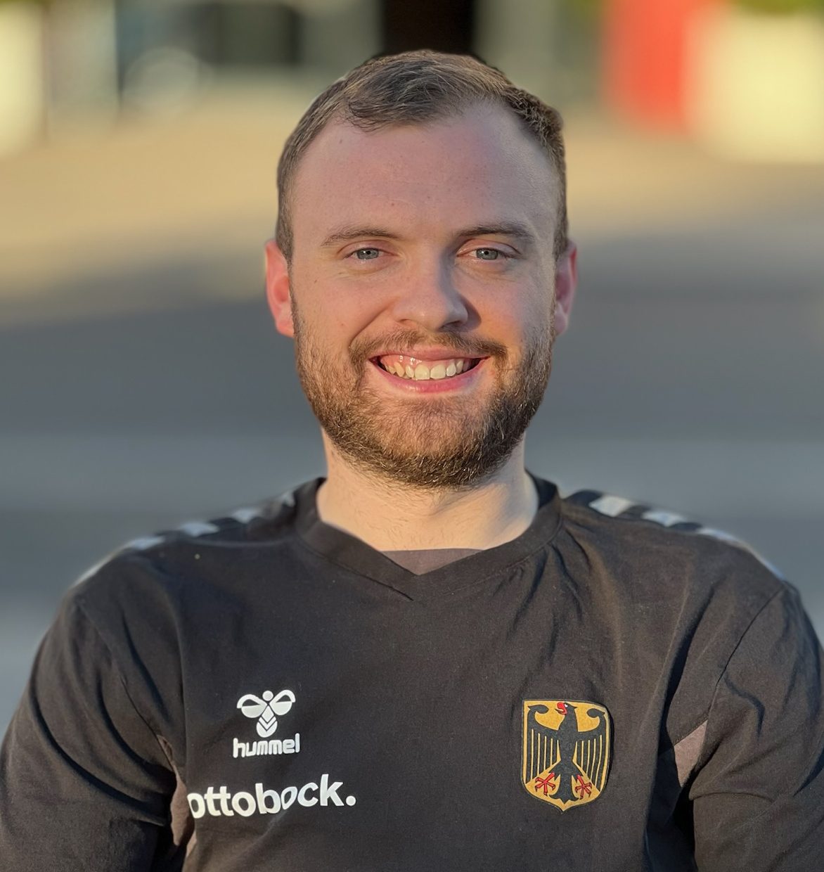 Der deutsche Rollstuhlrugby-Nationalspieler Maximilian Stolz.